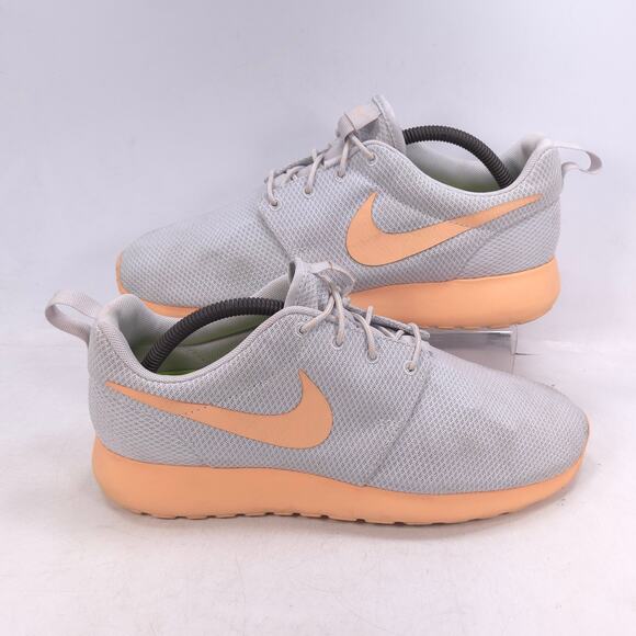 Nike Roshe Run Lace Up Athletic Running Shoe Womens Size 10 511882-008 Gray - Picture 6 of 10